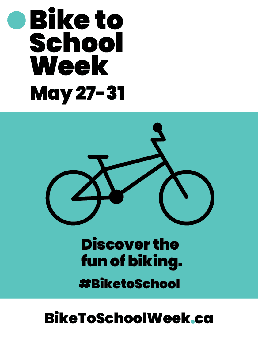 Bike to School Week May 27-31 2019